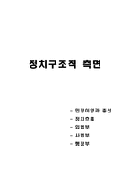 제 3공화국 정치구조적 측면-1