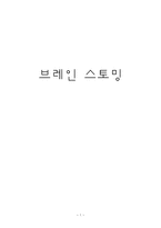 브레인 스토밍 레포트-1