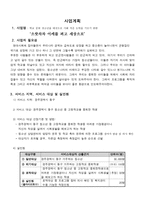 사업계획서 - 학교 중퇴 청소년을 대상으로 사회 적응 능력을 기르기 위한 - 으랏차차 어깨를 펴고 세상으로-2