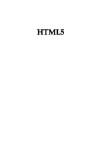HTML5 -HTML5 정의 HTML5 표준목적 HTML5 등장배경 HTML5 주요특징 HTML5 HTML4-1