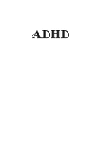 ADHD 레포트-1