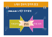 노태우 정부- 노태우 대통령 삶 노태우 정부 환경적 측면 노태우 정부 정치적-8