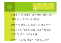 아동기 발달장애 품행장애 학습장애 반사회적 행동 공격성 학교공포증 소아우울-3