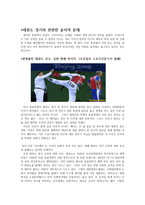 태권도의 경기 규칙 - 경기장과 경기자 & 경기의 승패판정-2