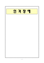 의학 인격장애-1
