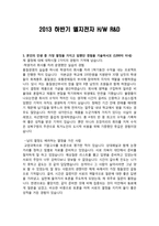 2013 하반기 엘지전자 HW R D-1