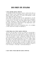 자기소개서 합격예문 2013 하반기 STX-1
