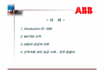 ABB의 조직구조 레포트-2