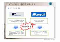 [경영전략] 통신망확보를 위한 KT-MS 전략적제휴-7