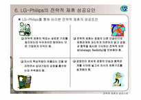 LG - Philips 전략적제휴성공사례-18