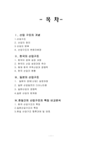 한일간의 산업구조의 특징 비교분석-1