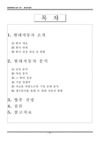 [경영학] 현대자동차 분석-2