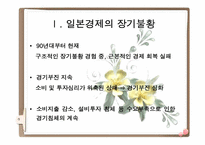 [일본경제] 일본경제 장기불황의 원인과 그 교훈-4
