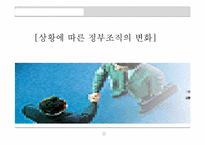 상황에 따른 정부조직의 변화-1
