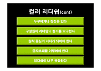 [조직행동] 현대적 리더쉽 -컬러리더십-8