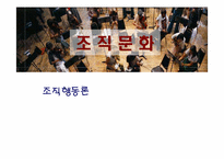 [조직행동론] 조직문화에 대해서-1
