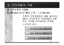 [조직행동론] 조직개발에 대해서-19