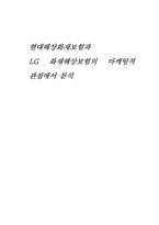 현대해상화재보험과 LG화재해상보험의 마케팅 비교분석-1