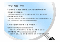 [인적자원관리] 이직관리-5