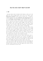 [생산관리] 중소기업 SCM 도입의 현실적 접근전략-2