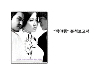 백야행 분석보고서-1
