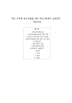 학교 부적응 청소년들을 위한 학교사회복지 실천방안 - 대안교육 개념, 학교 부적응-1