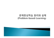 문제중심학습 원리와 실제(Problem-based-Learning)-1