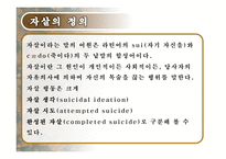 자살의 실태와 해결방안-3