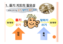 듣기 지도법 - 필요성 능력 수업의 중점-5