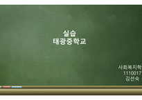실습 - 태광중학교-1