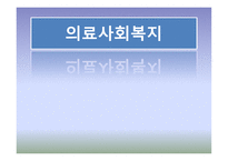 의료사회복지 레포트-1