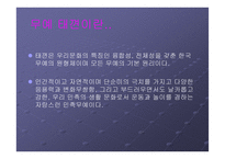 태껸에 대해서 레포트-2