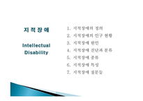 지적장애(Intellectual Disability) - 정의, 인구현황, 원인, 진단과 분류, 종류-2
