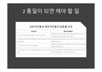 통일 - 통일을 위해 해야 할 일 통일이 되면 해야 할 일-10