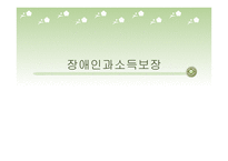 장애인과 소득보장-1
