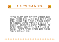 빈곤문제와 사회복지 - 개념 및 정의 유형 원인-4