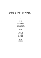연애와 결혼에 대한 인식조사-1