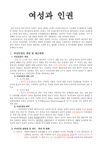 여성과 인권 - 개념 및 제도변천, 인권 측면에서 본 한국의 여성복지-1