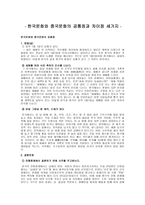 한국문화와 중국문화의 공통점과 차이점 세가지-1