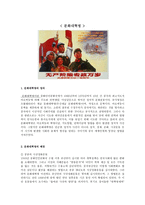 문화대혁명 - 정의 배경 개인에게 끼친 영향-1
