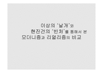 이상의 날개와 현진건의 빈처를 통해서 본 모더니즘과 리얼리즘의 비교-1