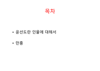 윤선도 - 만흥 레포트-2