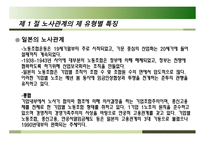 각국의 노사관계 유형 - 노사관계의 제 유형별, 유의사항-12