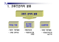 크루즈선사의 분류-2