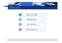 크루즈 선사의 분류-2