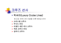 크루즈 선사(Cruise Lines)-2