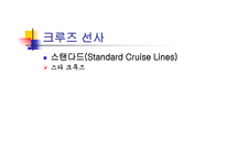 크루즈 선사(Cruise Lines)-4