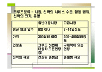 크루즈 선사, 크루즈 공급환경-3