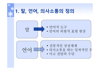 의사소통 발달과 지도 방법 - 정의와 이론...-3