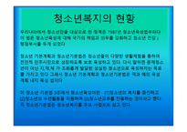 청소년 자원봉사 - 청소년 복지 현황-2